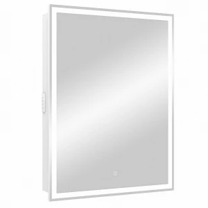Зеркало-шкаф "Allure LED" 600х800 правосторонний с розеткой Continent