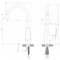 Смеситель для кухни S35-24  Росинка