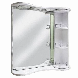 Шкаф-зеркало Кензо 70 поворотный с подсветкой Calpe