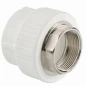 Муфта комб. d40х1 1/4" вн.р.  бел.ПП ТЕБО (5/35)