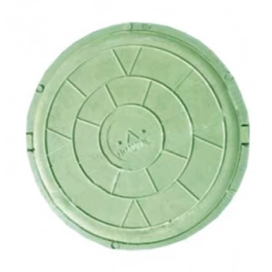 Люк полимерно-композитный тип "Л" малый зеленый (круглый) 3т