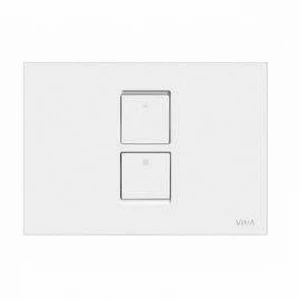 Кнопка для системы инсталляции белые квадраты Vitra