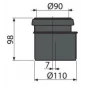 Соединитель комплект для 90/110 М907 ALCA PLAST